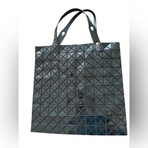 Issey Miyake BaoBao Black shine Geometric tote
